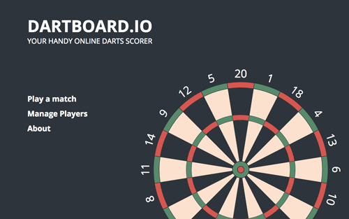 Online Scorer dartboard.io